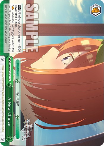 A New Choice (5HY/W90-E047 CC) [The Quintessential Quintuplets 2] | Cracking-Singles