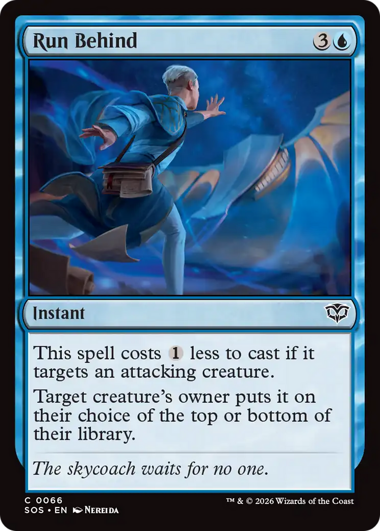 Run Behind [Secrets of Strixhaven] | Cracking-Singles