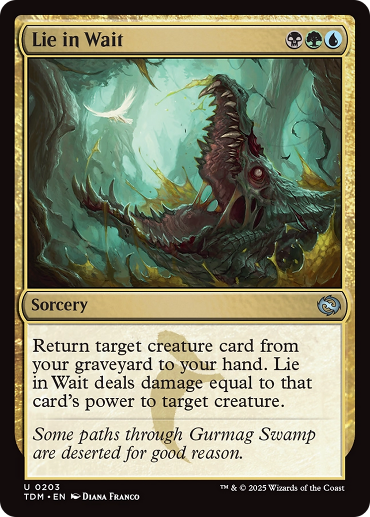 Lie in Wait [Tarkir: Dragonstorm] | Cracking-Singles