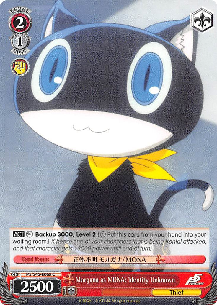 Morgana as MONA: Identity Unknown (P5/S45-E068 C) [Persona 5] | Cracking-Singles