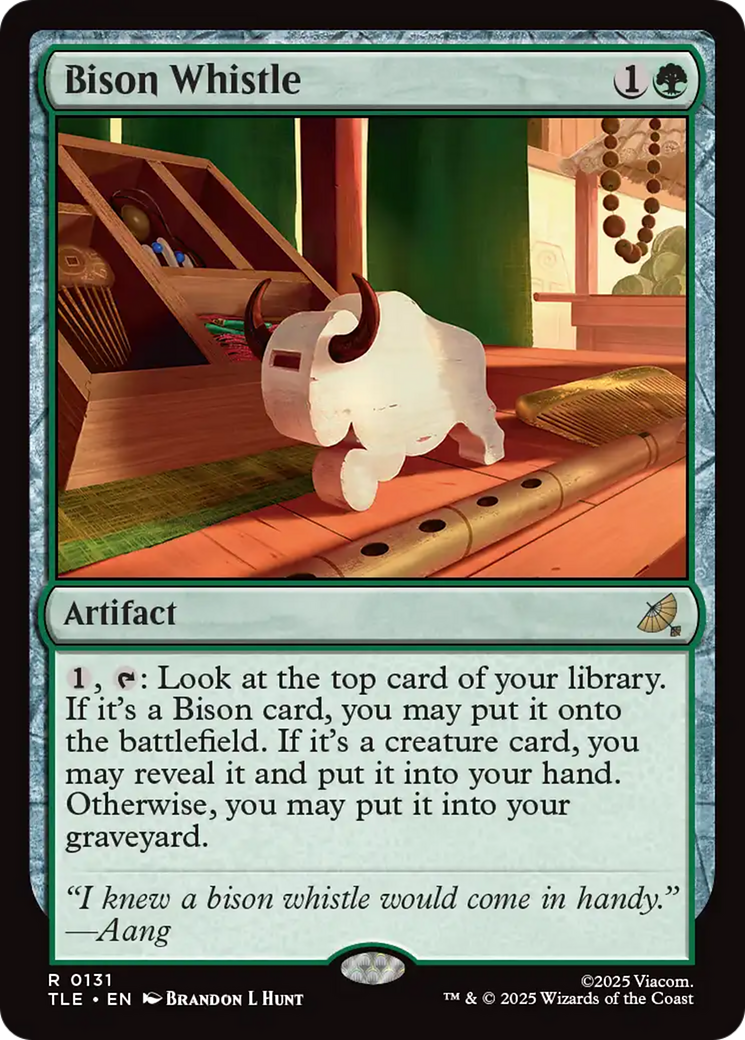 Bison Whistle [Avatar: The Last Airbender: Eternal-Legal] | Cracking-Singles