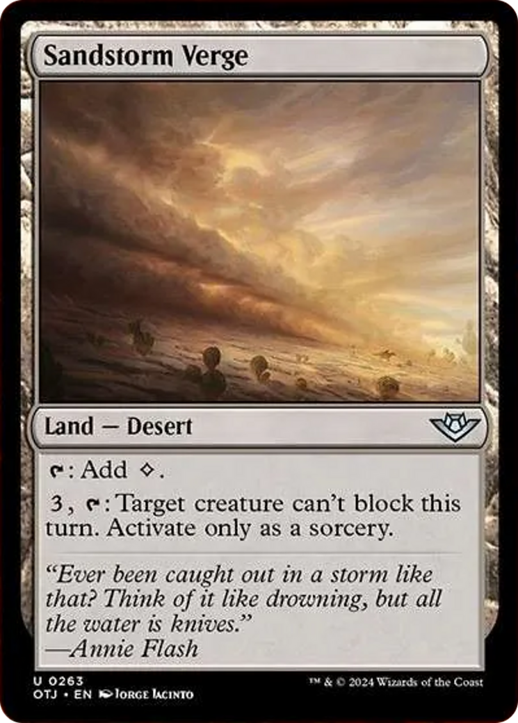 Sandstorm Verge [Outlaws of Thunder Junction] | Cracking-Singles