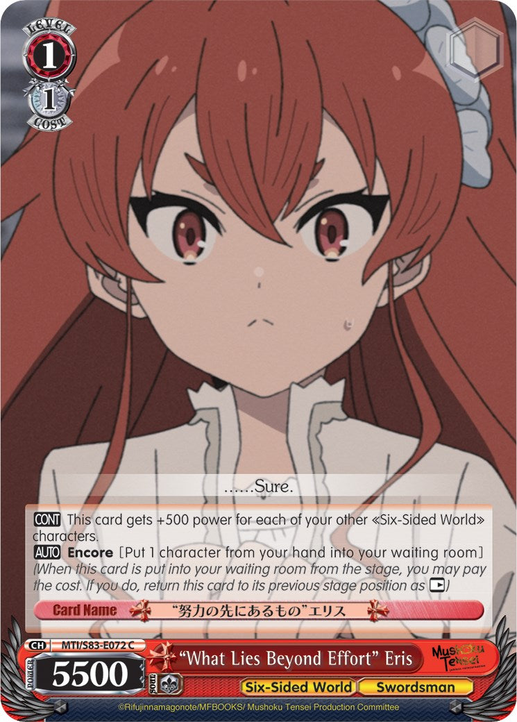 "What Lies Beyond Effort" Eris (MTI/S83-E072 C) [Mushoku Tensei: Jobless Reincarnation] | Cracking-Singles