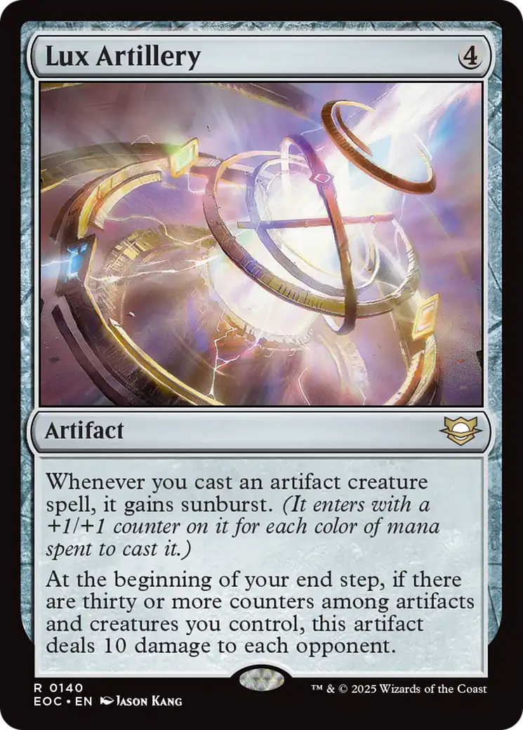 Lux Artillery [Edge of Eternities Commander] | Cracking-Singles