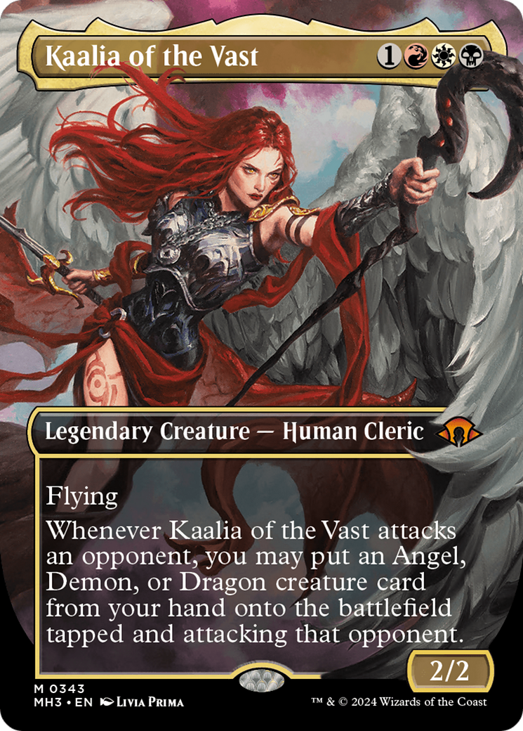 Kaalia of the Vast (Borderless) (0343) [Modern Horizons 3] | Cracking-Singles