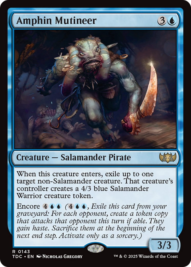 Amphin Mutineer [Tarkir: Dragonstorm Commander] | Cracking-Singles