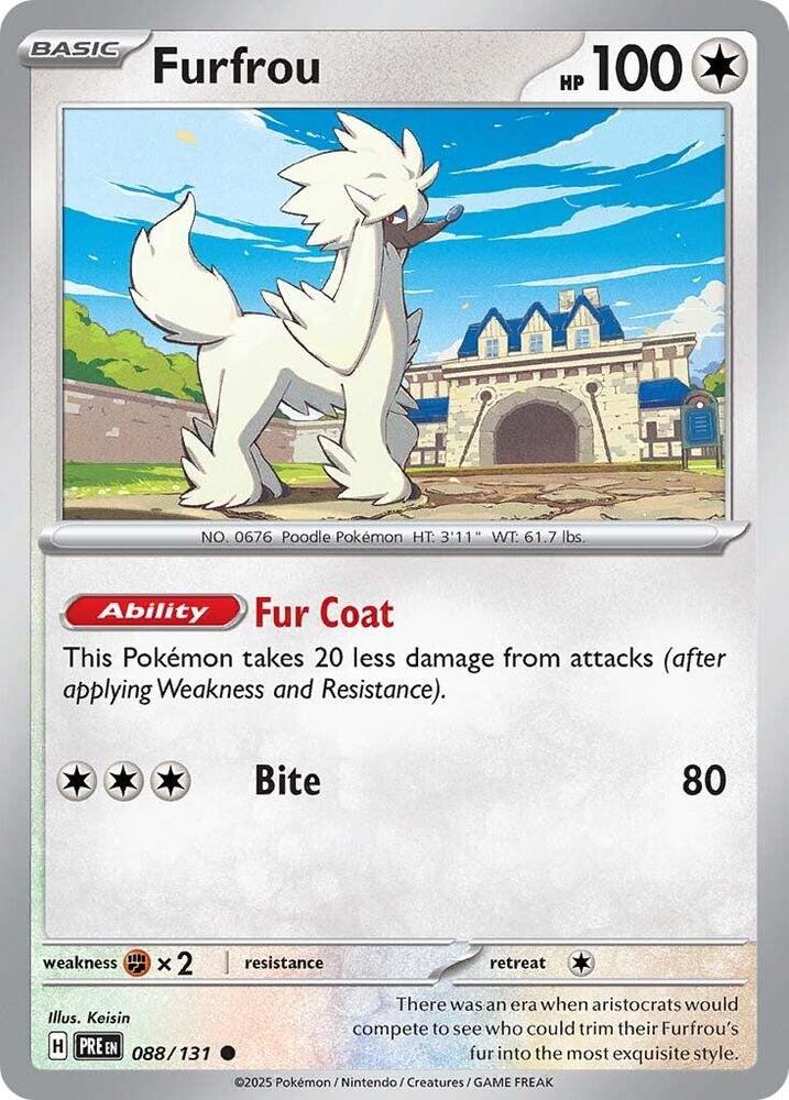 Furfrou (088/131) [Scarlet & Violet: Prismatic Evolutions] | Cracking-Singles