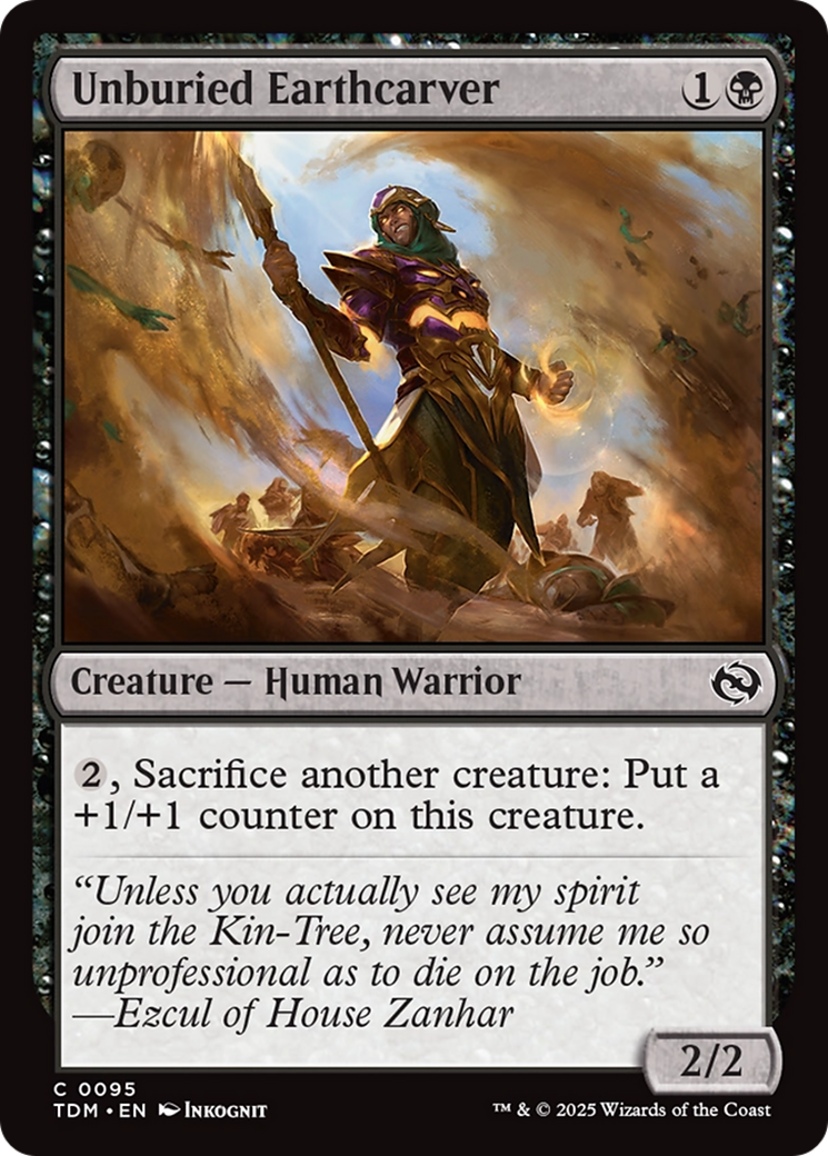Unburied Earthcarver [Tarkir: Dragonstorm] | Cracking-Singles