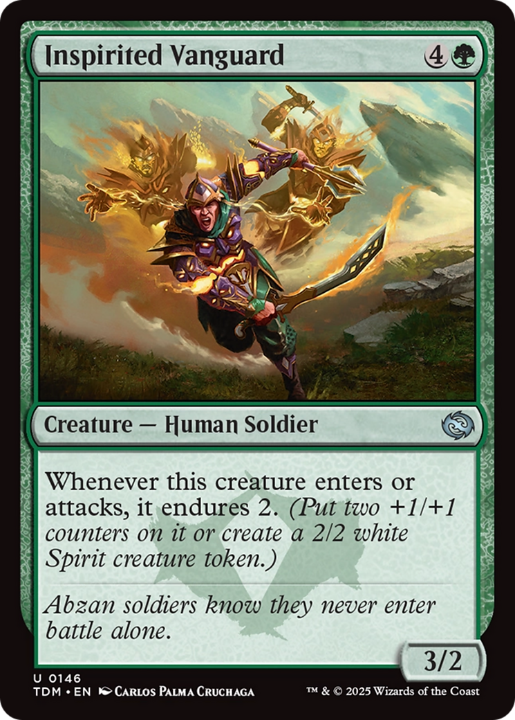 Inspirited Vanguard [Tarkir: Dragonstorm] | Cracking-Singles