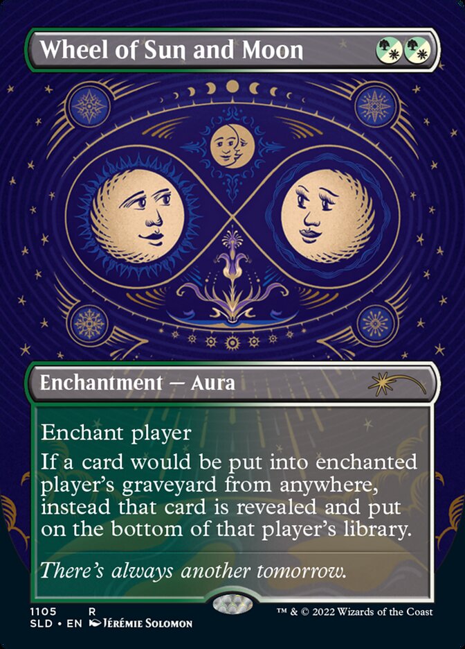Wheel of Sun and Moon (Borderless) [Secret Lair Drop Series] | Cracking-Singles