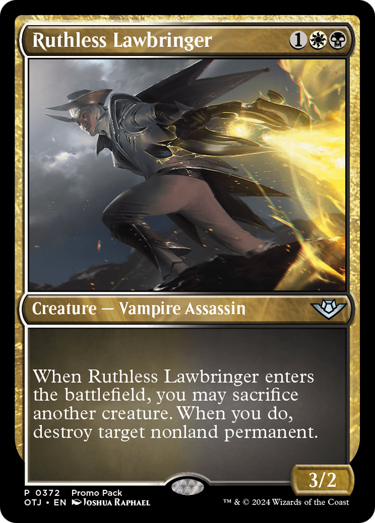 Ruthless Lawbringer (Promo Pack) [Outlaws of Thunder Junction Promos] | Cracking-Singles