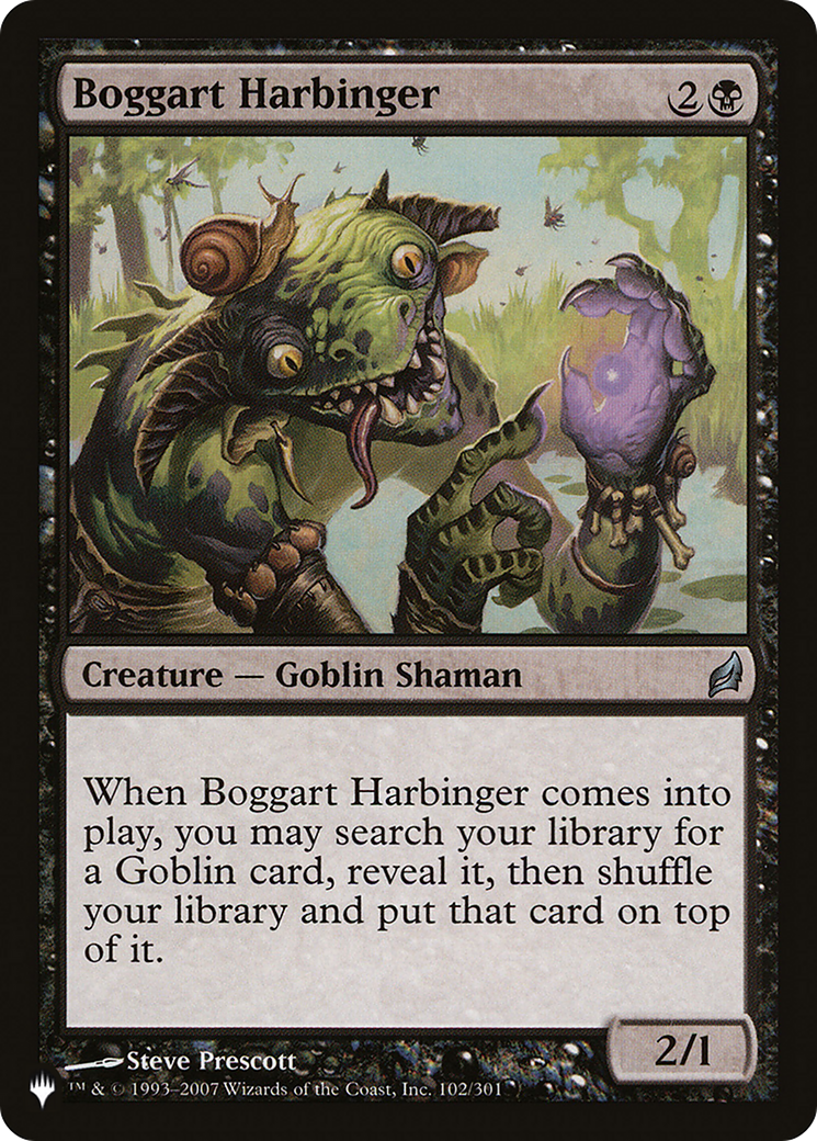 Boggart Harbinger [The List] | Cracking-Singles