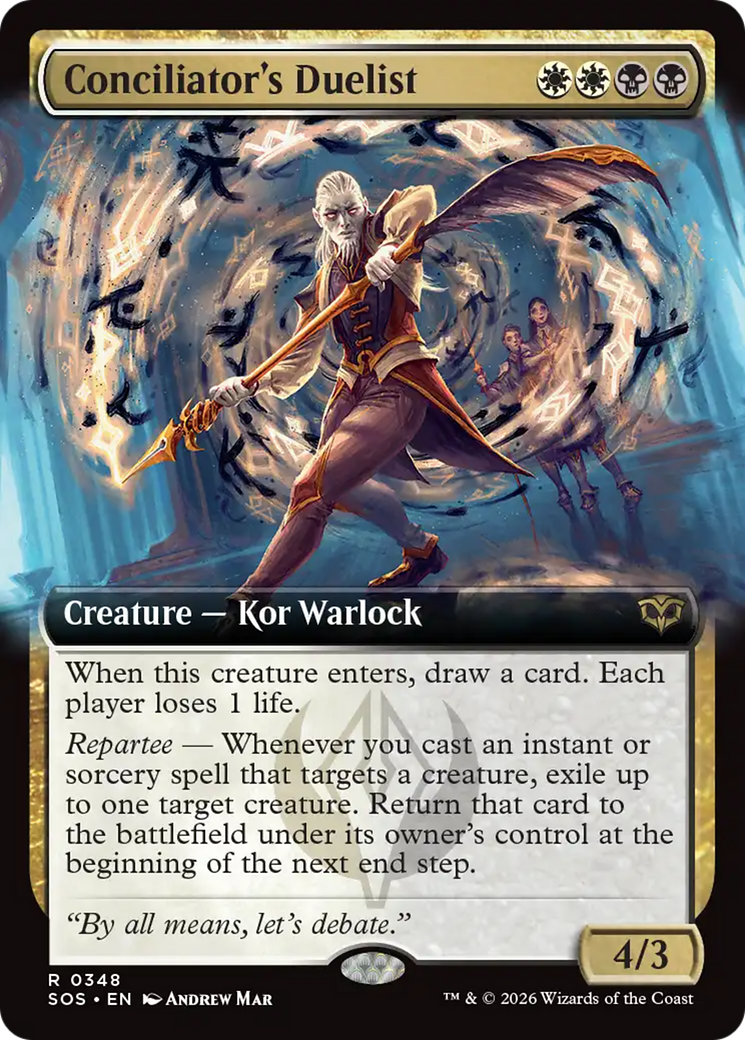 Conciliator's Duelist (Extended Art) [Secrets of Strixhaven] | Cracking-Singles