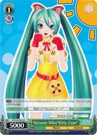 Hatsune Miku"Kitty Cape" (PD/S22-E035 U) [Hatsune Miku -Project DIVA- f] | Cracking-Singles