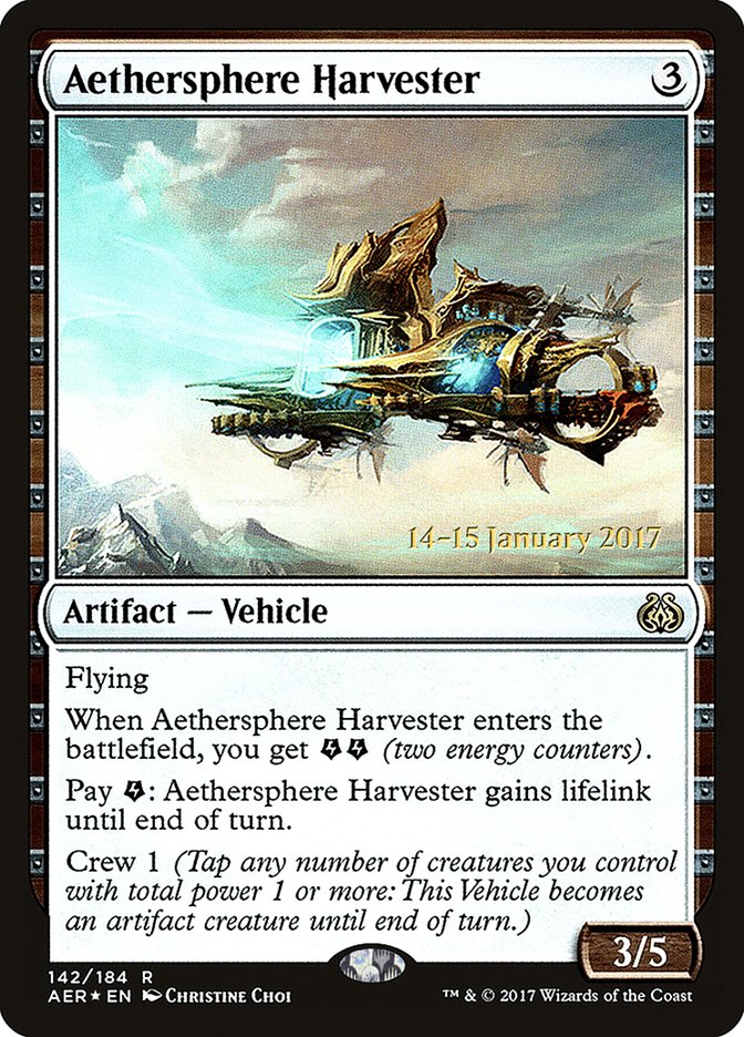 Aethersphere Harvester [Aether Revolt Prerelease Promos] | Cracking-Singles
