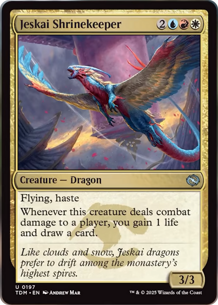Jeskai Shrinekeeper [Tarkir: Dragonstorm] | Cracking-Singles