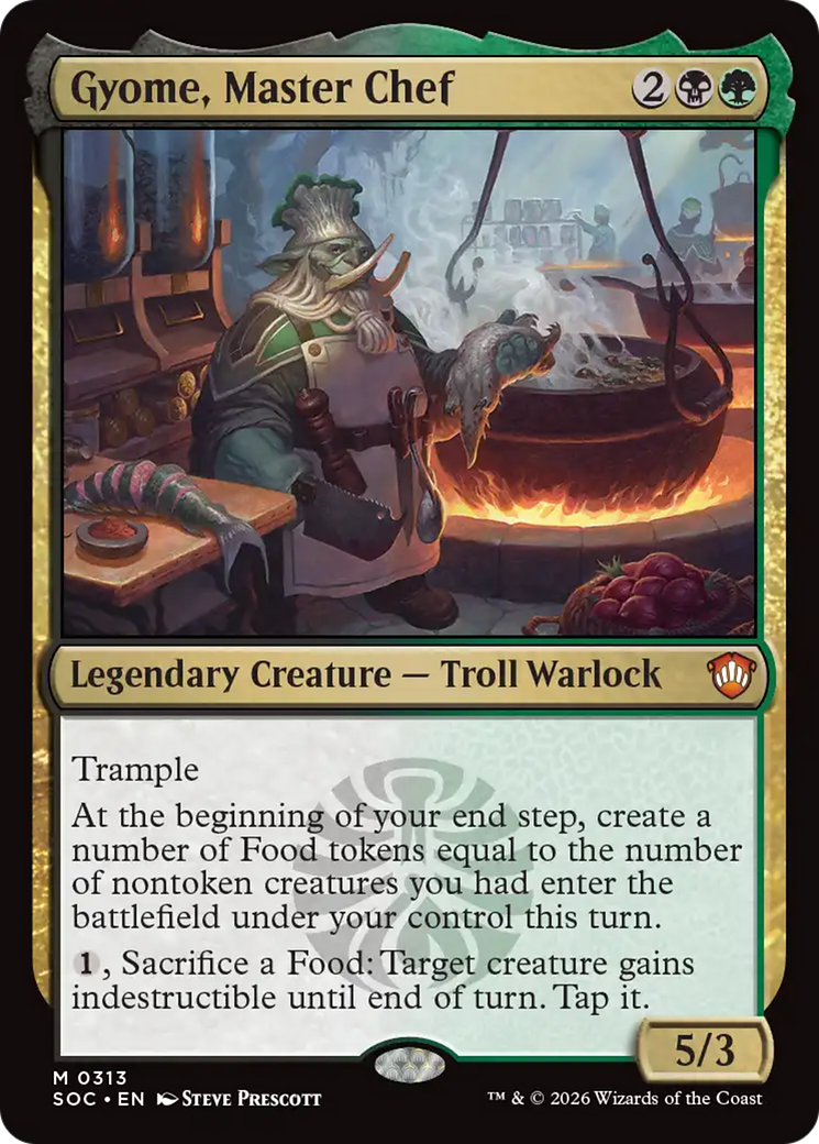 Gyome, Master Chef [Secrets of Strixhaven Commander] | Cracking-Singles