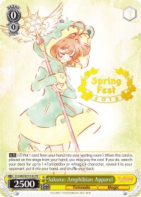 Sakura: Amphibian Apparel (CCS/BSF2019-02 PR) (Spring Fest 2019) [Bushiroad Event Cards] | Cracking-Singles