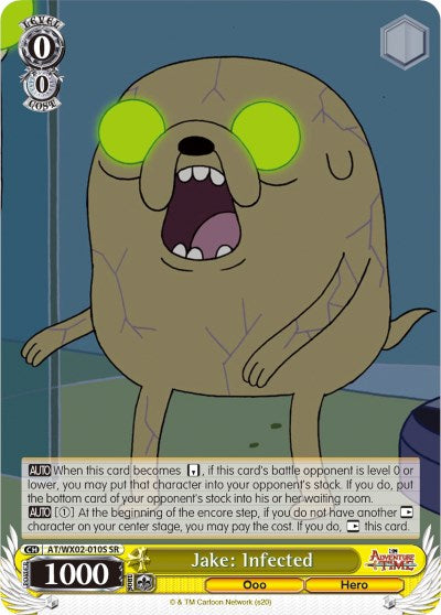 Jake: Infected (AT/WX02-010S SR) [Adventure Time] | Cracking-Singles