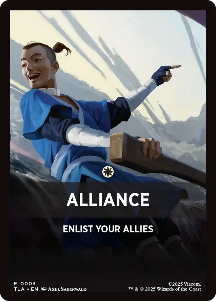 Alliance Theme Card [Avatar: The Last Airbender Tokens] | Cracking-Singles
