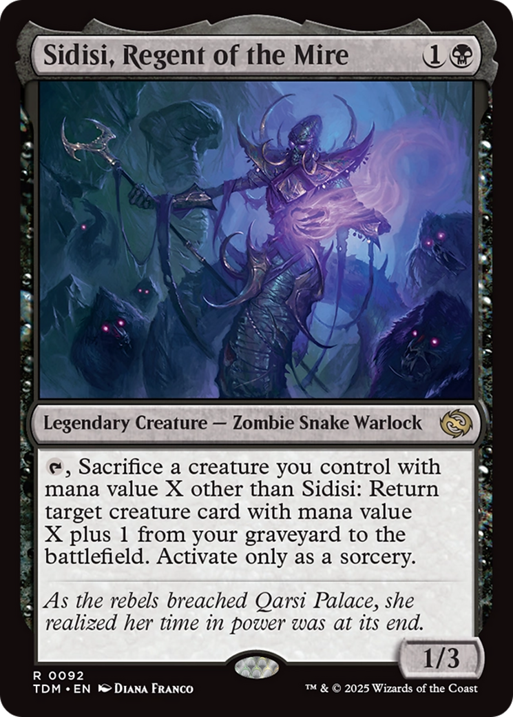 Sidisi, Regent of the Mire [Tarkir: Dragonstorm] | Cracking-Singles