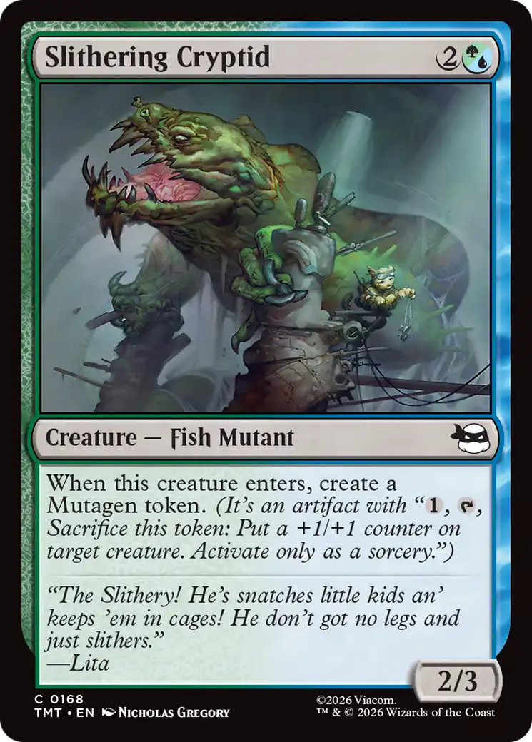 Slithering Cryptid [Teenage Mutant Ninja Turtles] | Cracking-Singles