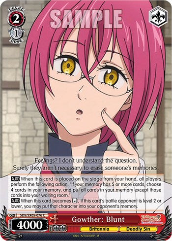Gowther: Blunt [The Seven Deadly Sins: Revival of The Commandments] | Cracking-Singles