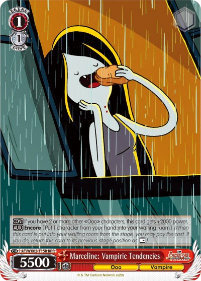 Marceline: Vampiric Tendencies (AT/WX02-T15R RRR) [Adventure Time] | Cracking-Singles