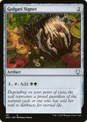 Golgari Signet [Phyrexia: All Will Be One Commander] | Cracking-Singles