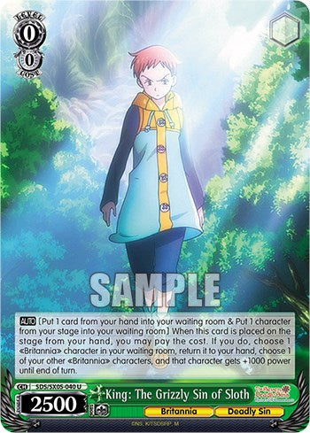 King: The Grizzly Sin of Sloth [The Seven Deadly Sins: Revival of The Commandments] | Cracking-Singles