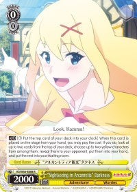 "Sightseeing in Arcanretia" Darkness (KS/W55-E008 R) [KonoSuba 2] | Cracking-Singles