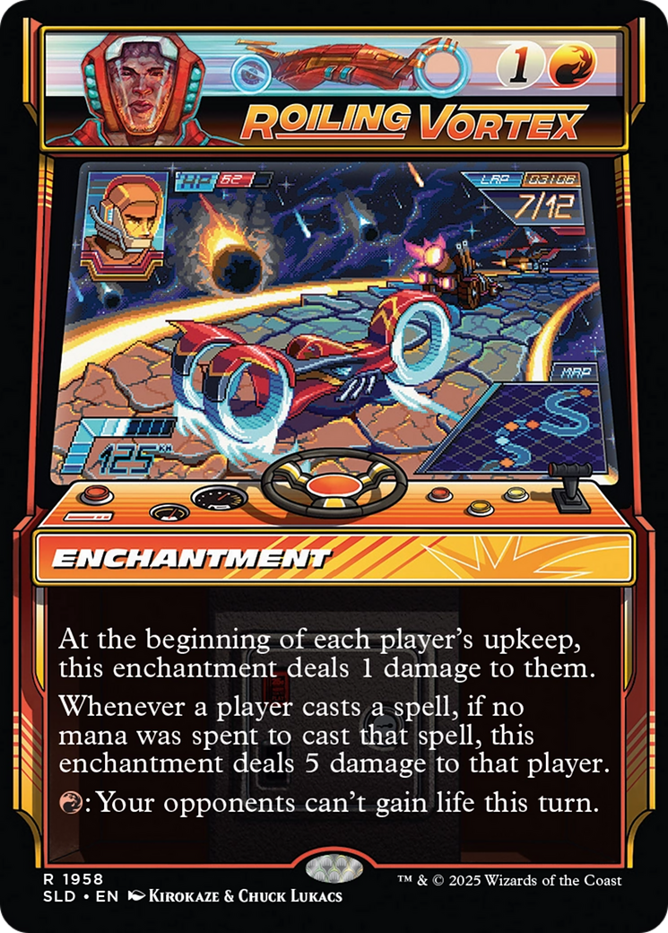 Roiling Vortex (Rainbow Foil) [Secret Lair Drop Series] | Cracking-Singles