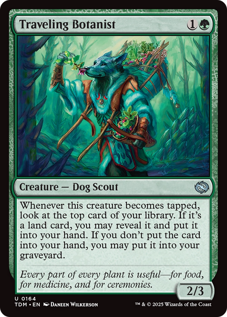 Traveling Botanist [Tarkir: Dragonstorm] | Cracking-Singles