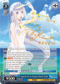 Tropical Life in Another World, Emilia (RZ/S55-E059SP SP) [Re:ZERO Vol.2] | Cracking-Singles