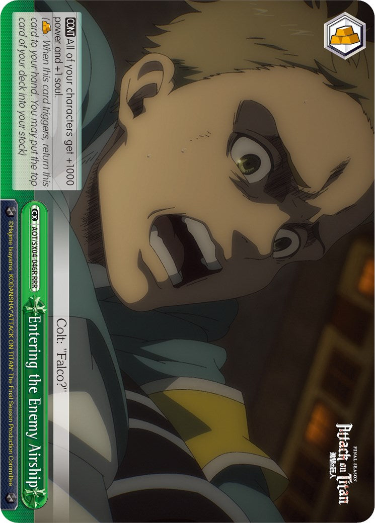 Entering the Enemy Airship (Foil) [Attack On Titan: Final Season] | Cracking-Singles
