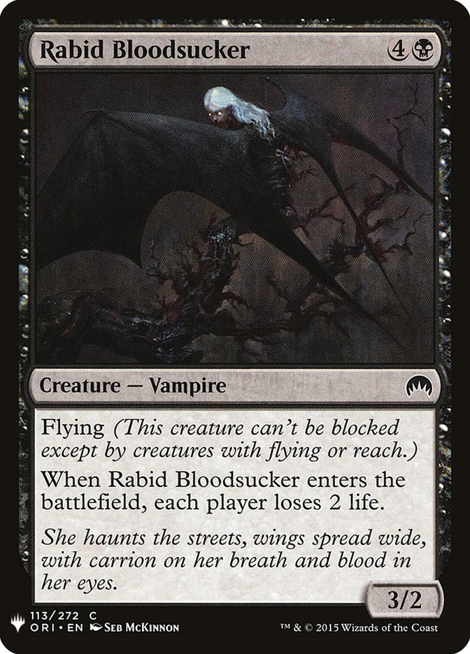 Rabid Bloodsucker [Mystery Booster] | Cracking-Singles