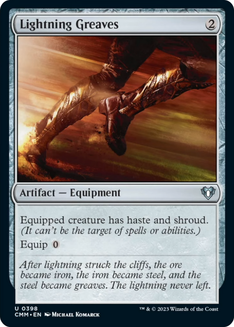 Lightning Greaves [Commander Masters] | Cracking-Singles