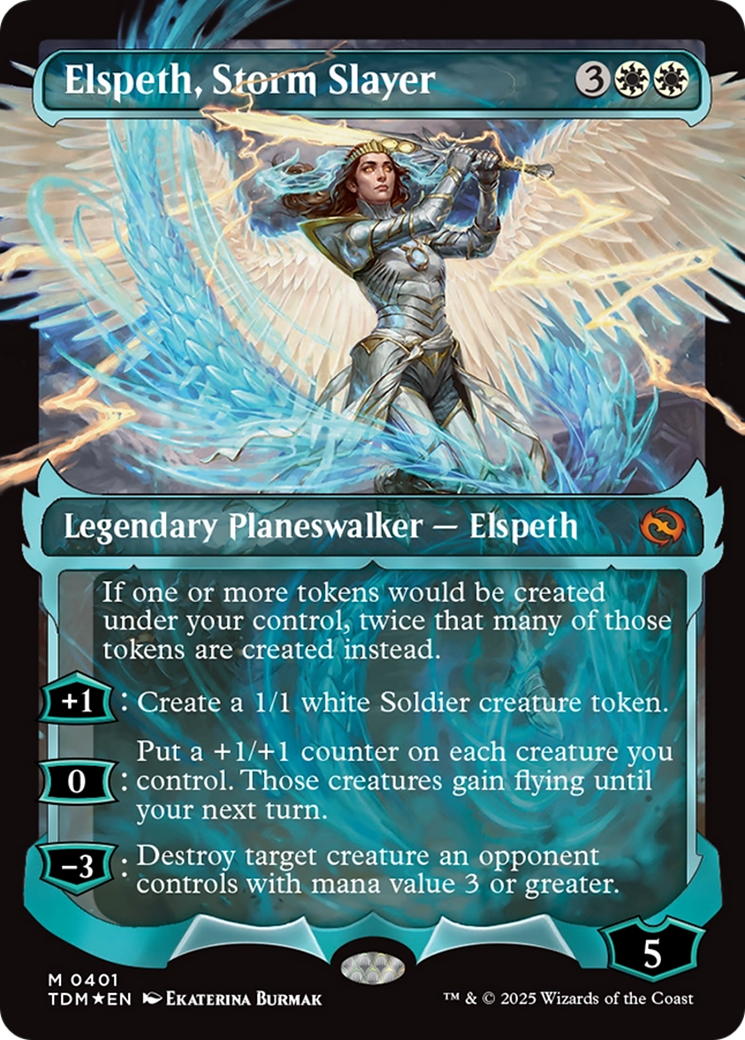 Elspeth, Storm Slayer (Showcase) [Tarkir: Dragonstorm] | Cracking-Singles