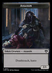 Servo // Assassin Double-Sided Token [Commander Masters Tokens] | Cracking-Singles
