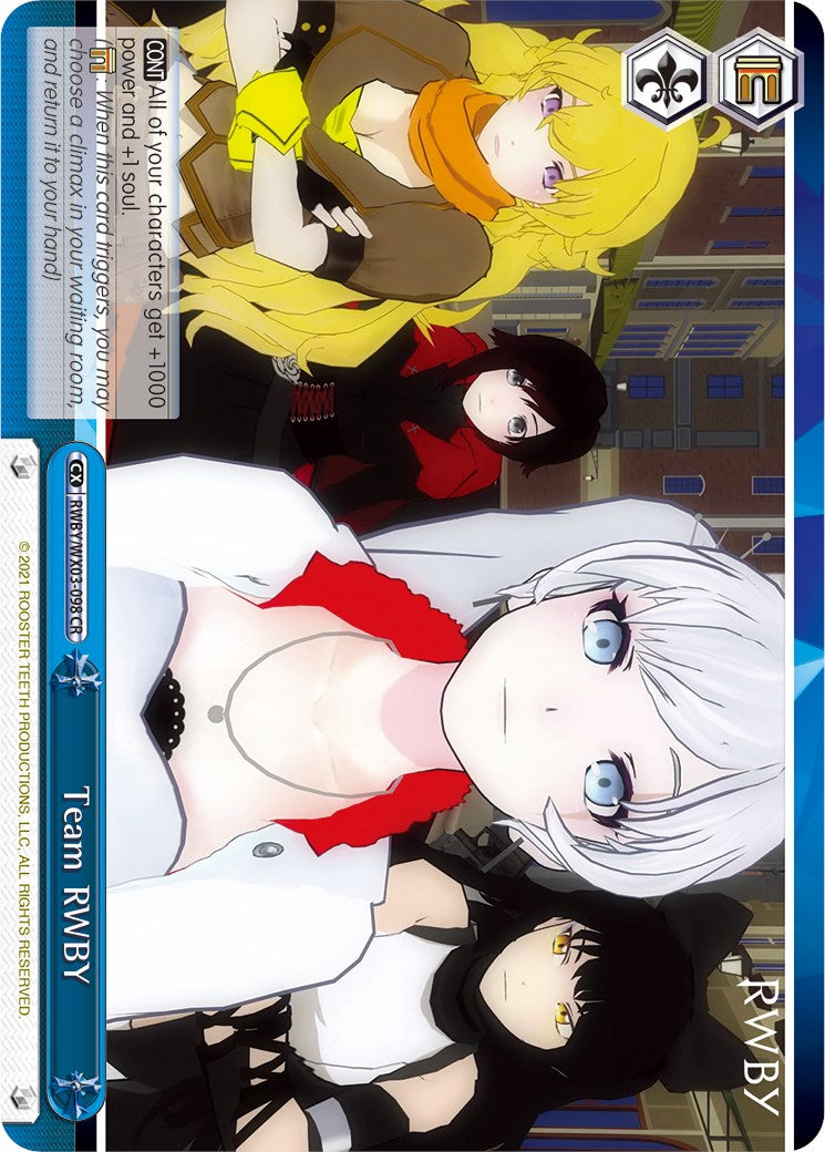 Team RWBY (RWBY/WX03-098 CR) [RWBY] | Cracking-Singles