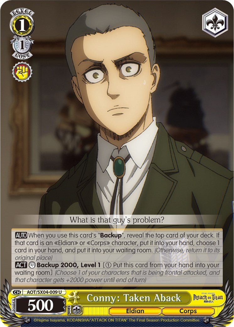 Conny: Taken Aback [Attack On Titan: Final Season] | Cracking-Singles