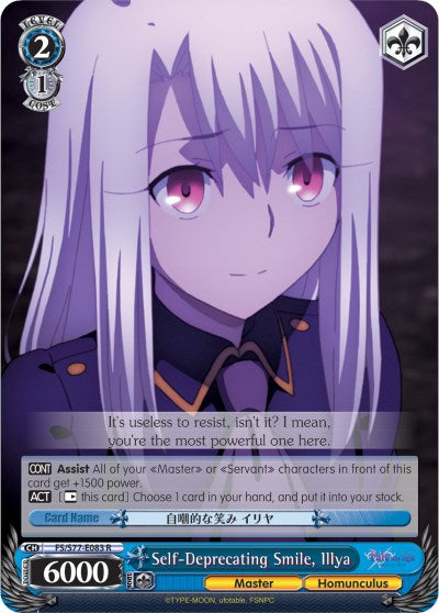 Self-Deprecating Smile, Illya (FS/S77-E083 R) [Fate/Stay Night [Heaven's Feel] Vol.2] | Cracking-Singles