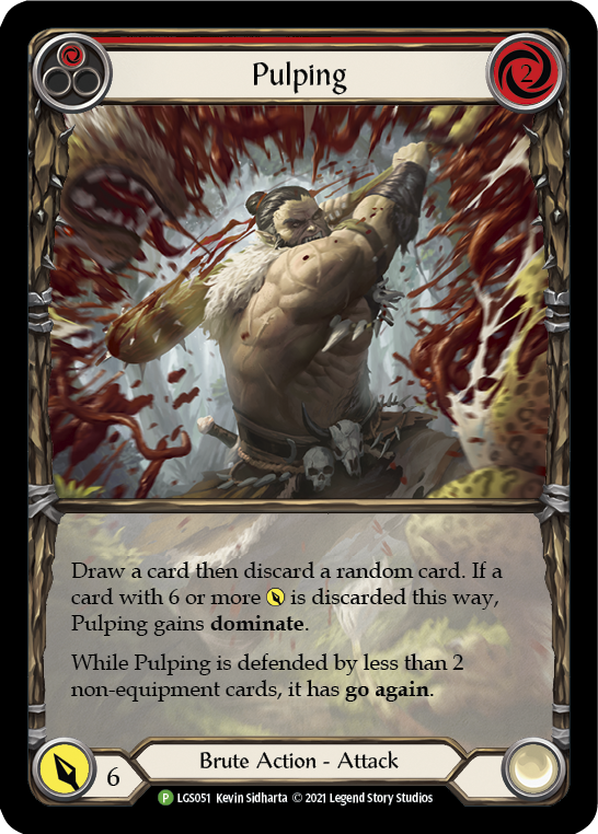 Pulping (Red) [LGS051] (Promo)  Rainbow Foil | Cracking-Singles