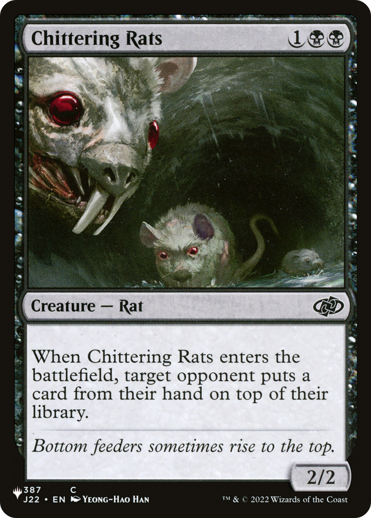 Chittering Rats [The List] | Cracking-Singles