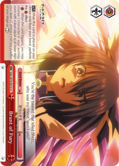 Brunt of Fury (DAL/W79-E074 CC) [Date A Live] | Cracking-Singles