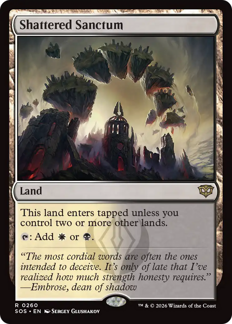 Shattered Sanctum [Secrets of Strixhaven] | Cracking-Singles