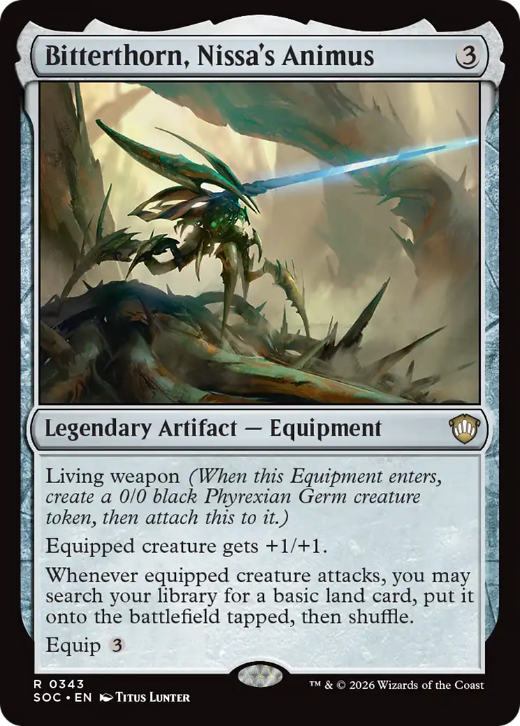 Bitterthorn, Nissa's Animus [Secrets of Strixhaven Commander] | Cracking-Singles