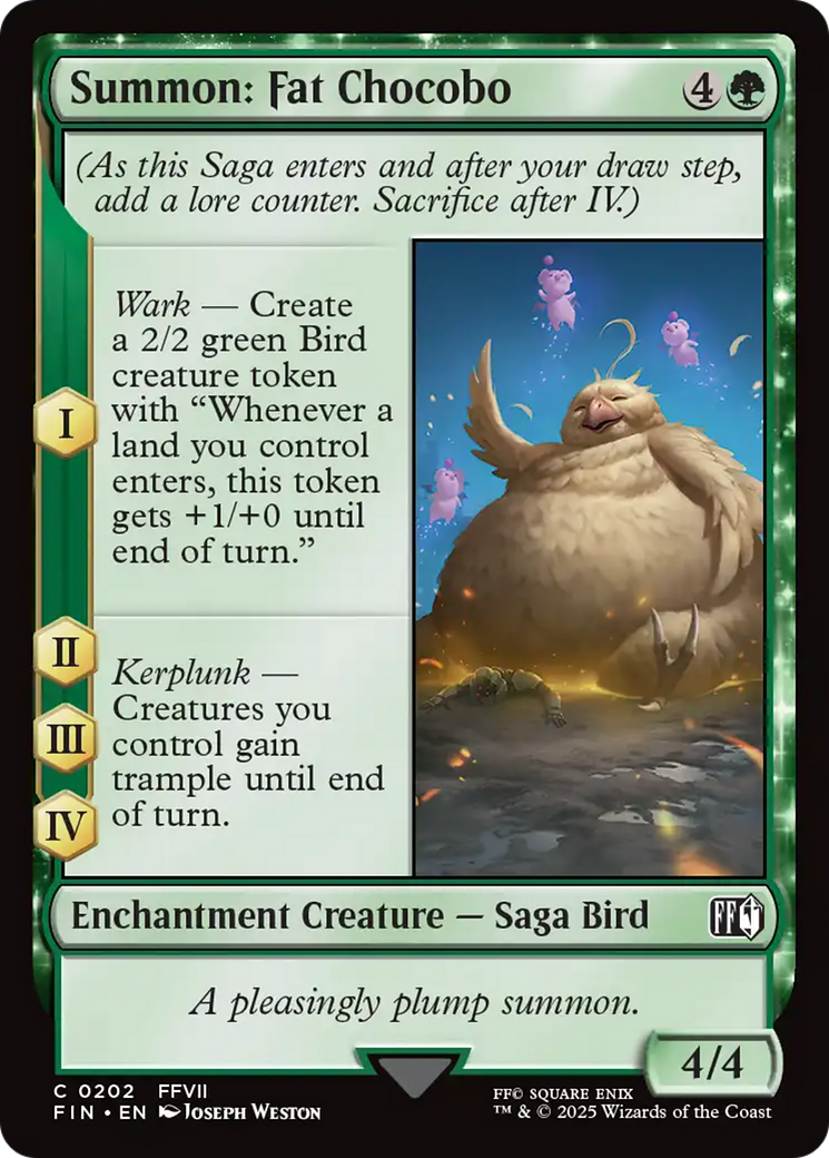 Summon: Fat Chocobo [FINAL FANTASY] | Cracking-Singles