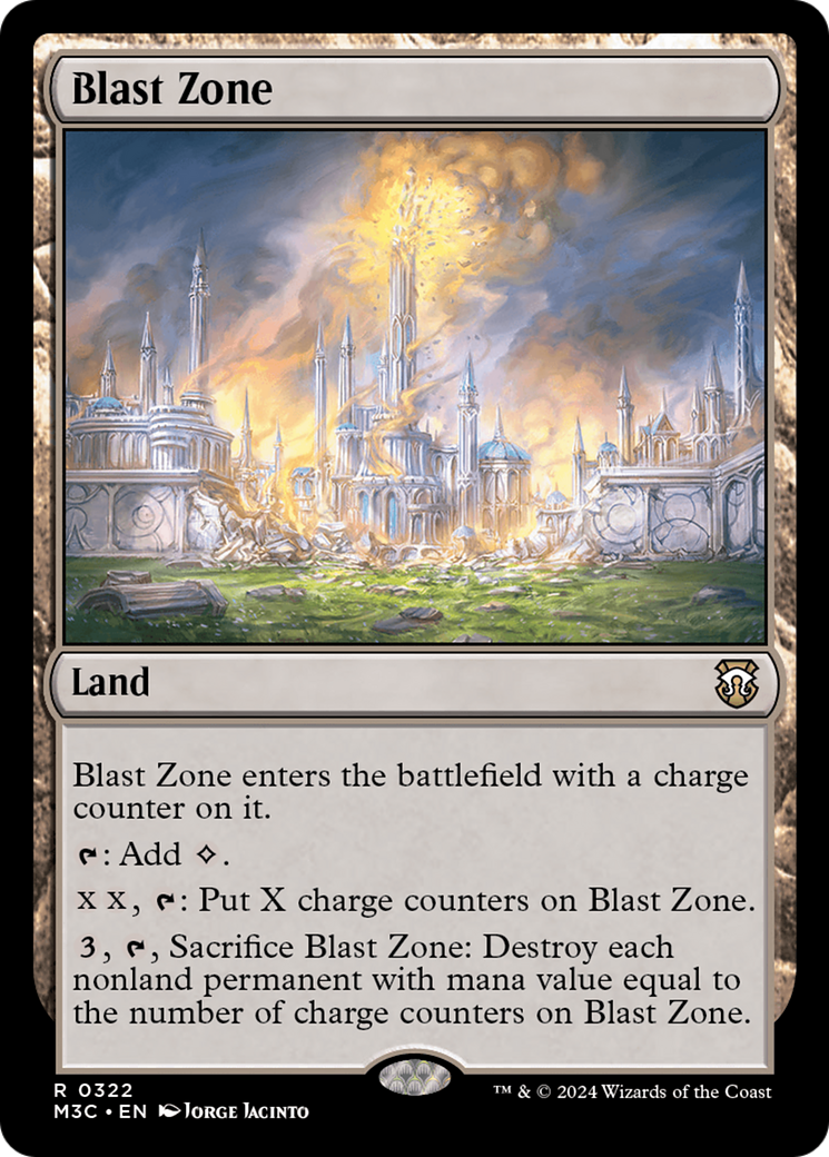 Blast Zone (Ripple Foil) [Modern Horizons 3 Commander] | Cracking-Singles
