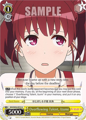 Overflowing Talent, Izumi [Saekano: How to Raise a Boring Girlfriend] | Cracking-Singles